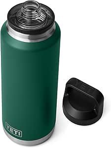 YETI RAMBLER BOTTLE W/CHUG 769ML BLACK FOREST GREEN