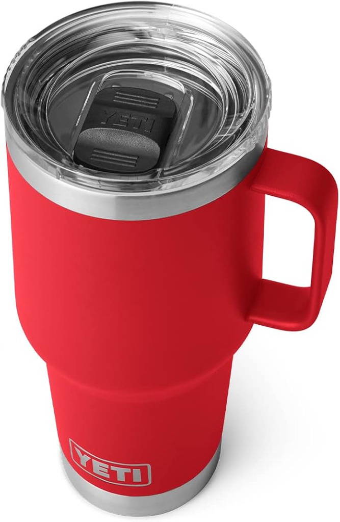 YETI RAMBLER TRAVEL MUG 887ML RESCUE RED