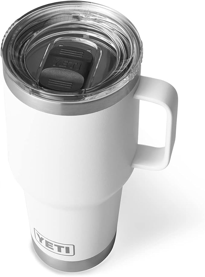 YETI RAMBLER TRAVEL MUG 887ML WHITE