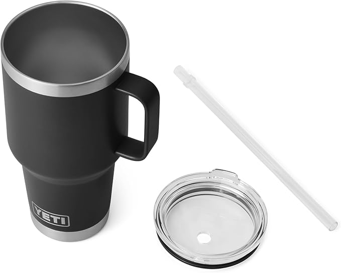YETI RAMBLER STRAW MUG 1L BLACK