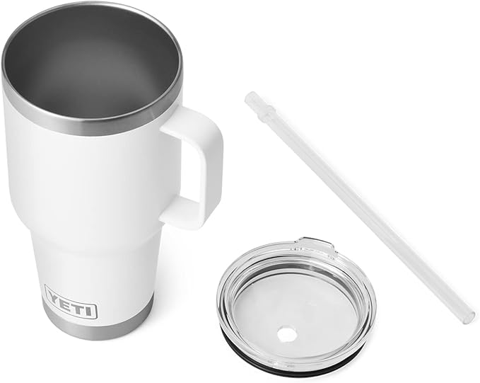 YETI RAMBLER STRAW MUG 1L WHITE