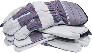 ROK LEATHER WORK GLOVES ECONOMY GRADE 3PK