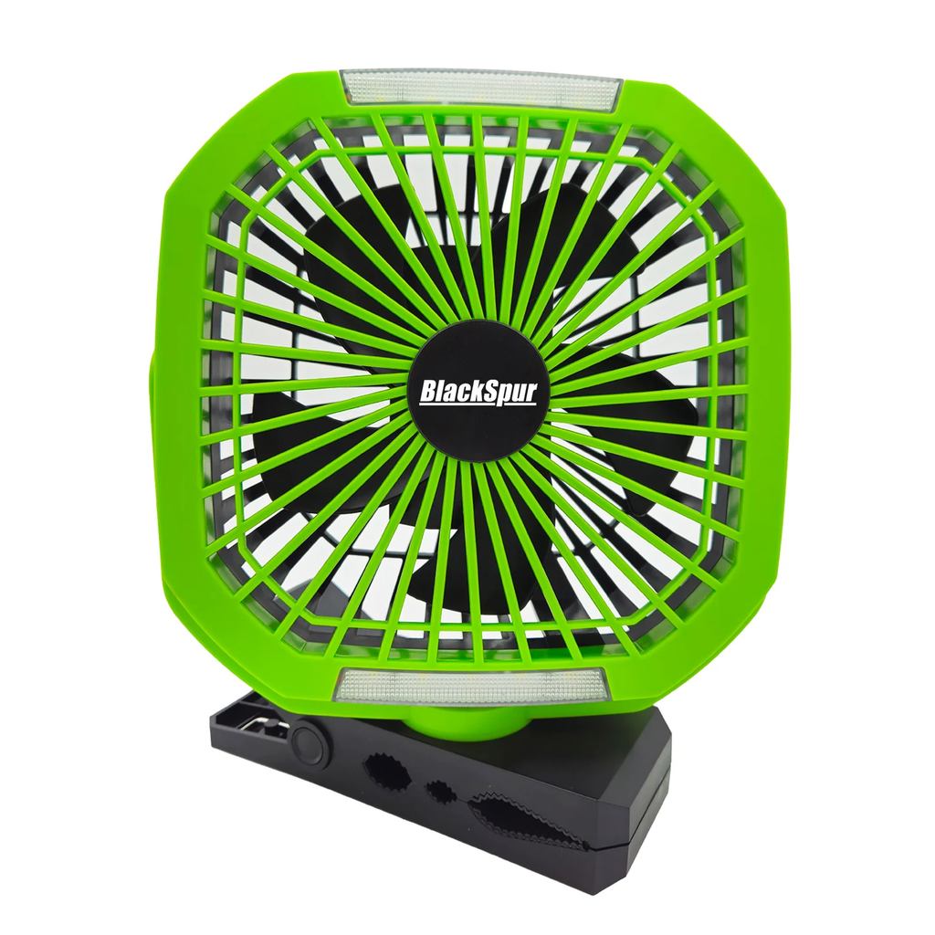 BLACKSPUR DUAL-FUNCTION WORK LIGHT &amp; FAN