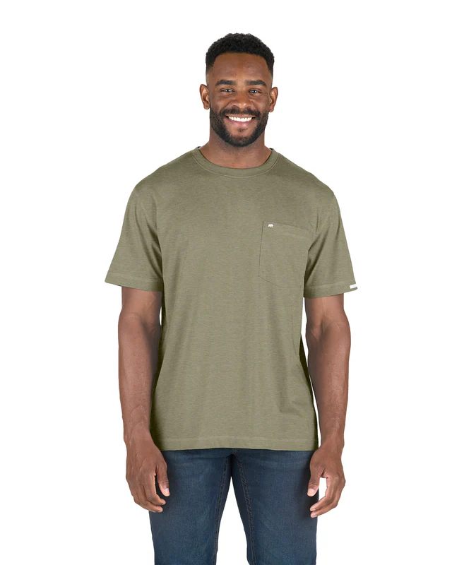 BERNE MENS SHORT SLEEVE GRAPHIC TEE LICHEN (XL)
