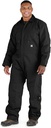 BERNE MENS HERITAGE DUCK INSULATED COVERALL BLACK (TALL-L)