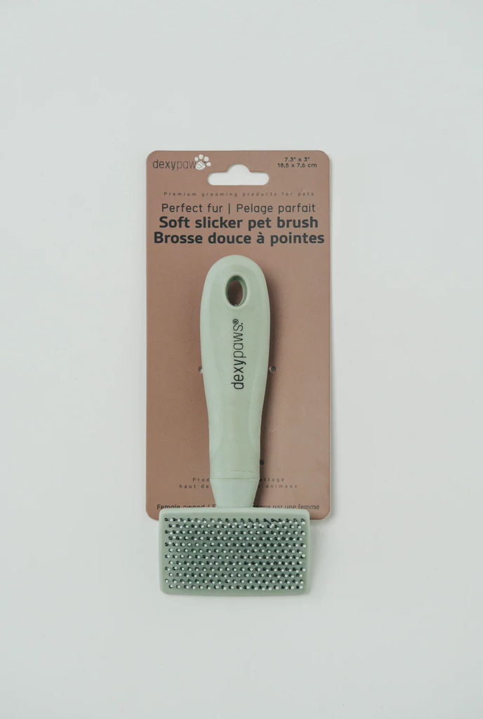 DEXYPAWS SLICKER BRUSH SOFT PERFECT FUR