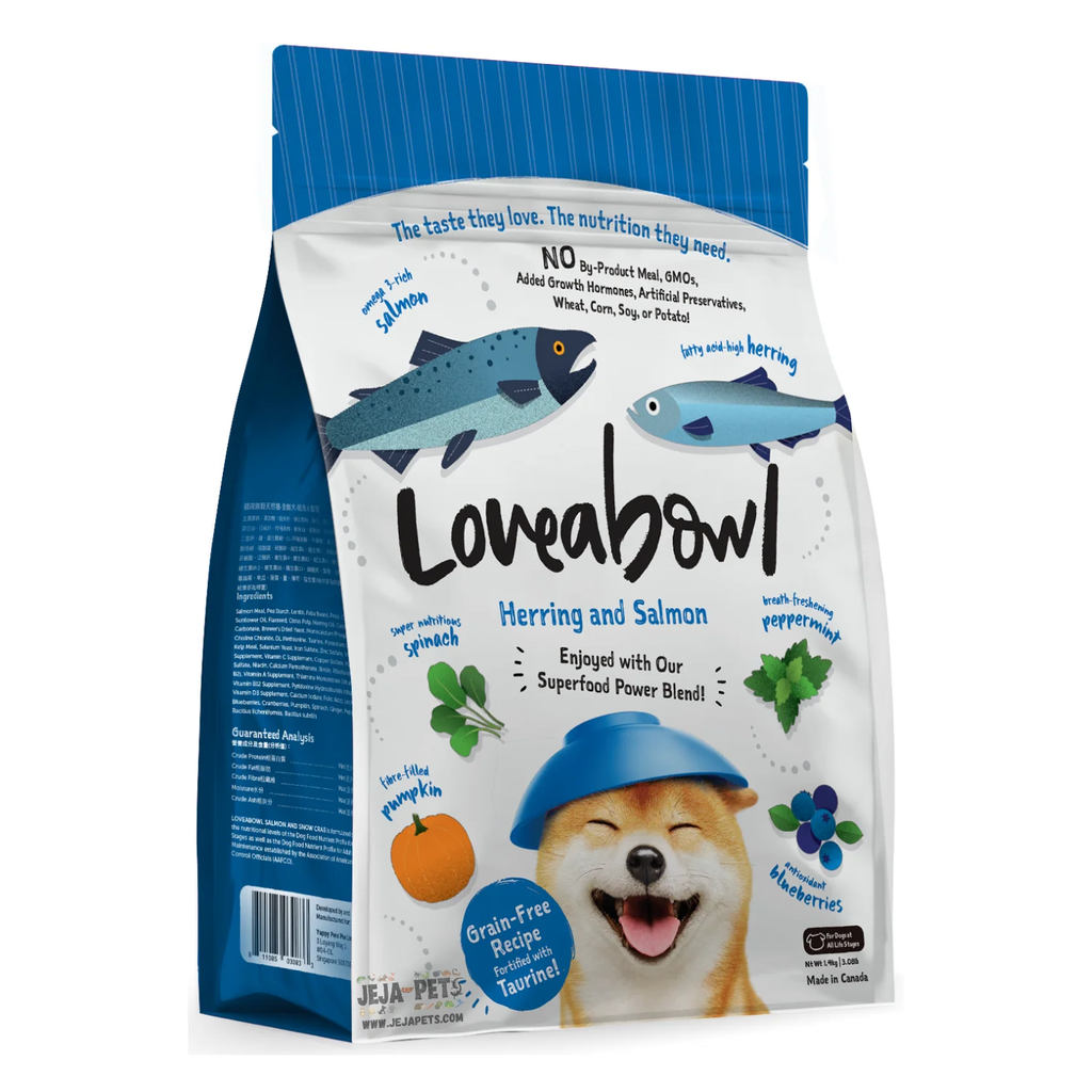 SB - LOVEABOWL DOG HERRING AND SALMON 9.98KG
