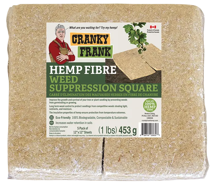HEMP FIBRE WEED SUPPRESSION MATS 5PK