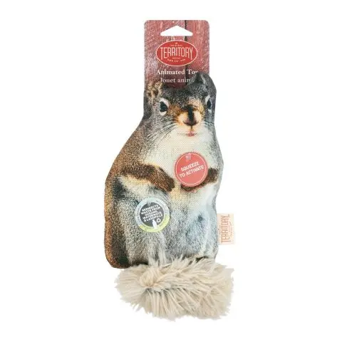 SB - ORIGINAL TERRITORY 2 IN 1 ANIMATED FLOPPY SQUIRREL TAIL TOY