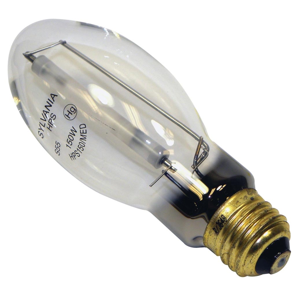 DMB - SYLVANIA HIGH PRESSURE SODIUM HID LIGHT BULB, 150W, 15800LUM 