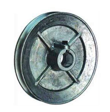 DMB - DYNALINE PULLEY ALUM. FOR 3L-4L BELTS, 1/2&quot;IDIA X 3&quot;ODIA