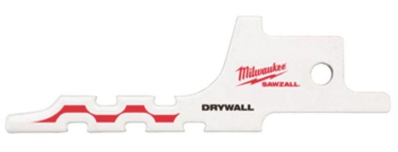 DMB - MILWAUKEE RECIP. DRYWALL SAWZALL BLADE, 2-1/2&quot;L, 3TPI