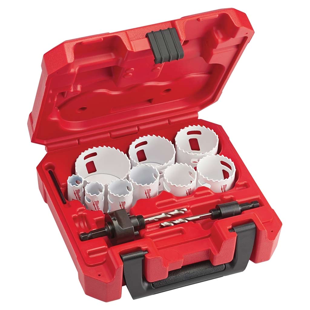 MILWAUKEE ICE-HARDENED HOLE SAW KIT 13PC