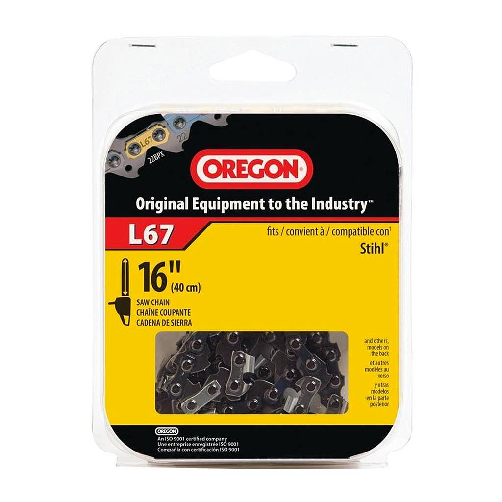 DMB - OREGON L67 CHAINSAW CHAIN 16&quot; 67 LNK