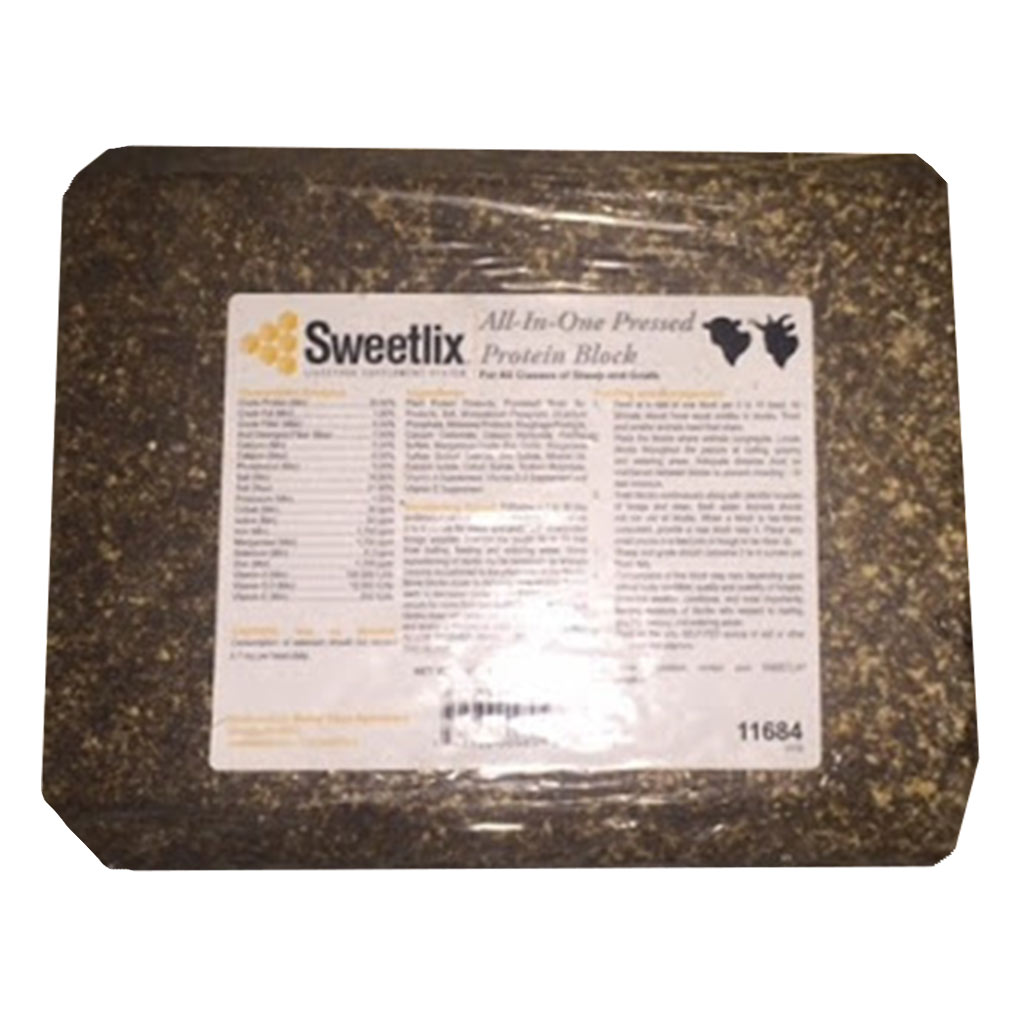 MASTERFEEDS SWEETLIX SHEEP &amp; GOAT BLOCK 15KG