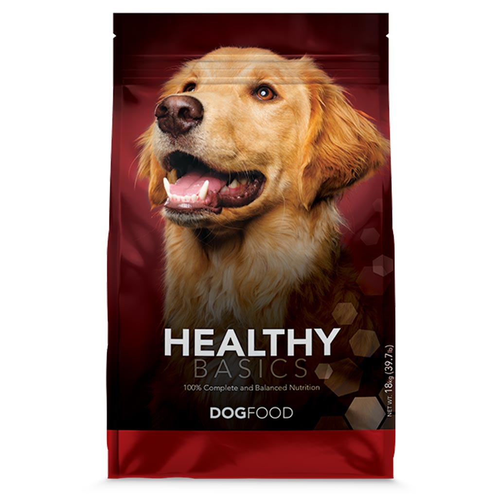 HEALTHY BASICS DOG FOOD 18KG