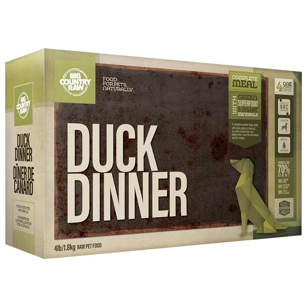 BCR DUCK DINNER CARTON 4LB