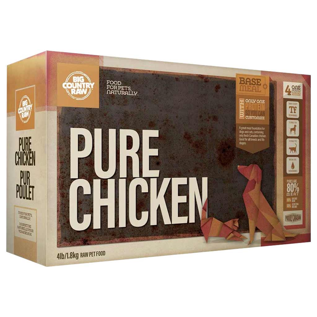 BCR PURE CHICKEN CARTON 4LB