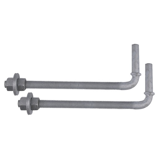 [10035434] DIAMOND BAR 3/4" X 16 THREADED GATE HINGE 2PK