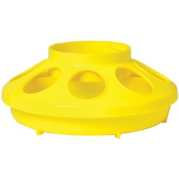 [10036418] DMB - KIT - LITTLE GIANT PLASTIC POULTRY FEEDER BASE 1QT YELLOW