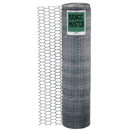 [10036536] RANGEMASTER POULTRY NETTING 20GA 50'LX72&quot;W, 1&quot; HEX MESH GALV.