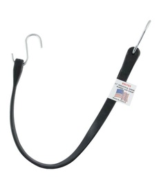 [214-067036] ERICKSON RUBBER TARP STRAP, BLACK, 24&quot;L