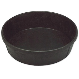 [10037776] FORTEX FEEDER PAN RUBBER BLK 14QT (3GAL)