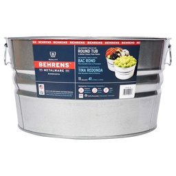 [10037814] BEHRENS TUB HOT DIPPED STEEL 11GAL #1