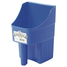 [10037862] LITTLE GIANT FEED SCOOP W/HANDLE 3QT POLY BLUE (FORM. MILLER)
