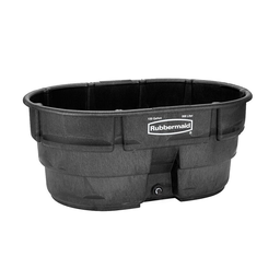 [10038136] DR - RUBBERMAID STOCK TANK PLASTIC BLK 150GA