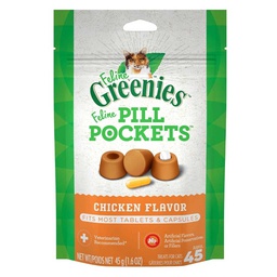 [148-021411] GREENIES PILL POCKETS CAT CHICKEN 1.6OZ