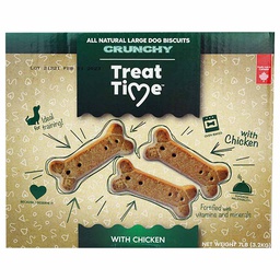 [10040680] TREAT TIME DOG BISCUITS CHICKEN FLAVOUR LARGE 7LB