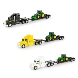 [10041134] JOHN DEERE 1:64 FARM SEMI TRUCK AND TRAILER ASSORTED