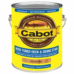 [10041884] DMB - CABOT DECK/SIDING STAIN 3.78L, NATURAL