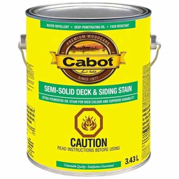[10041896] DMB - CABOT DECK AND SIDING SEMI SOLID STAIN - CEDAR 3.43L