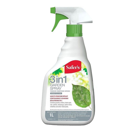 [10042570] SAFER'S 3 IN 1 GARDEN INSECT SPRAY 1L