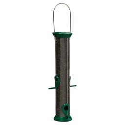 [10048668] DV - DROLL YANKEE METAL MIXED SEED FEEDER GREEN 15&quot;