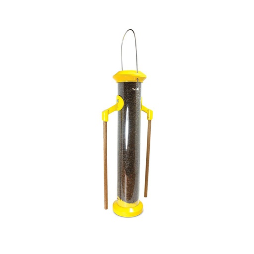 [10048808] DMB - PINEBUSH WINGFIELD FINCH FEEDER W/ WOOD DOWEL PERCHES 16"