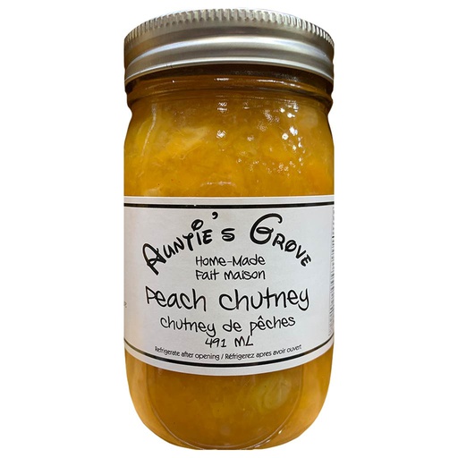[10049844] AUNTIE'S GROVE PEACH CHUTNEY 