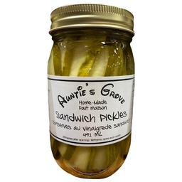 [10049848] AUNTIE'S GROVE SANDWICH PICKLES 