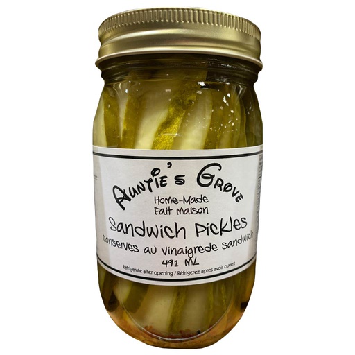 [10049848] AUNTIE'S GROVE SANDWICH PICKLES