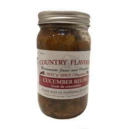 [10049880] COUNTRY FLAVOUR 500ML HOT CUCUMBER RELISH 