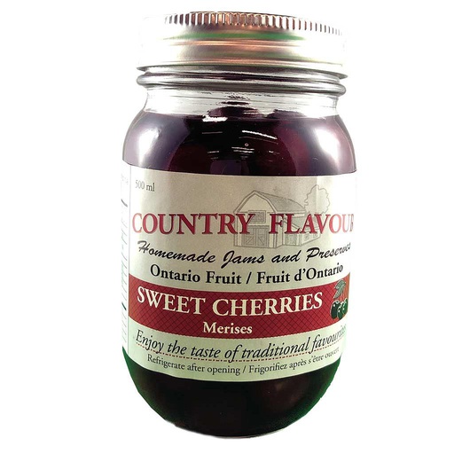 [10049886] COUNTRY FLAVOUR 500ML CANNED CHERRIES