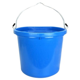 [10053114] FORTEX BUCKET FLAT BACK POLY 20QT BLU