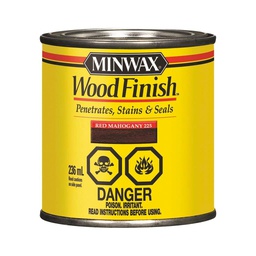 [10053210] MINWAX WOOD FINISH RED MAHOGANY 236ML