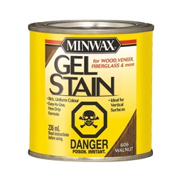 [10053304] DV - MINWAX GEL STAIN WALNUT 236ML