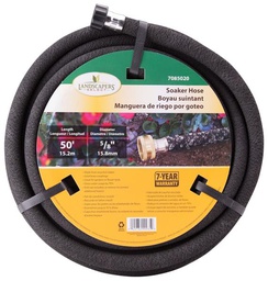 [10054000] LANDSCAPERS SELECT SOAKER HOSE 50FT RUBBER 5/8&quot;