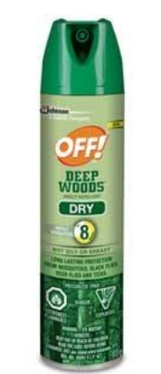 [10055210] OFF! INSECT REPELLENT DEEP WOODS DRY 8HRS 113g