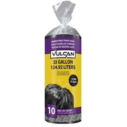 [10055278] VULCAN TRASH BAG 33GAL 10 BAGS/ROLL