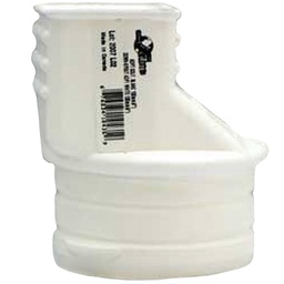[10055642] SOLENO 1G004 DOWNSPOUT ADAPTER WHT 4&quot;DIA 